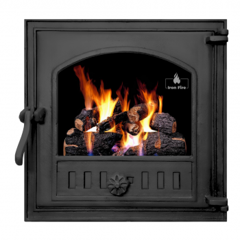 Дверцята для каміна роздільні «STYLE 40» 390х390 мм